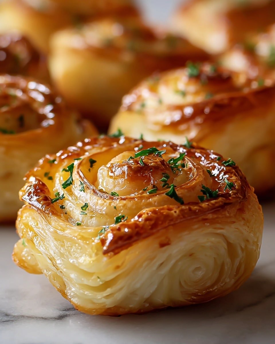 Cheesy Garlic Butter Rollups Recipe - Recipe Image — Cheesy Garlic Butter Rollups, cheesy garlic rollups, garlic butter crescent rollups, cheesy appetizer recipes, easy cheesy snack ideas