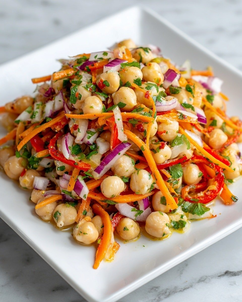 Crunchy Thai Chickpea Salad Recipe - Recipe Image — Crunchy Thai Chickpea Salad, Thai chickpea salad, healthy chickpea salad, vegan Thai salad, quick vegetarian Thai dish