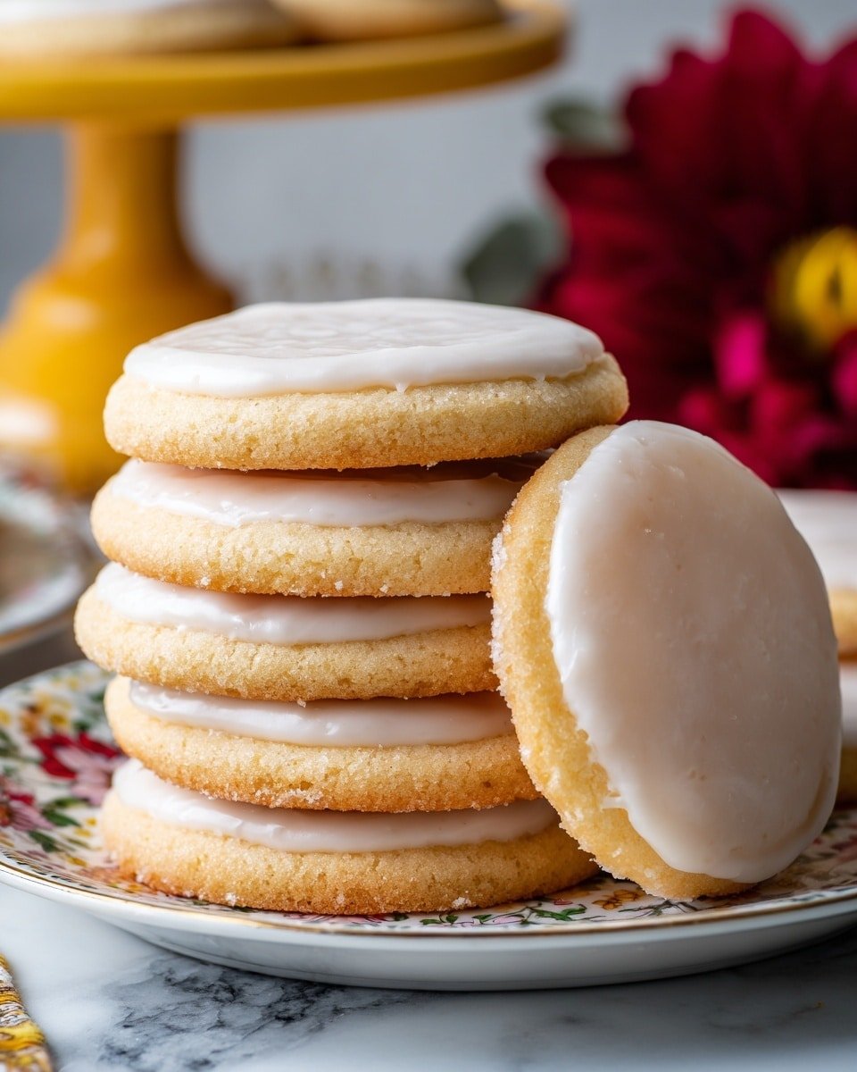 Maple Cookies with Maple Icing Recipe - Recipe Image — Maple Cookies with Maple Icing, maple cookie recipe, cozy autumn desserts, maple glaze cookies, homemade maple cookies