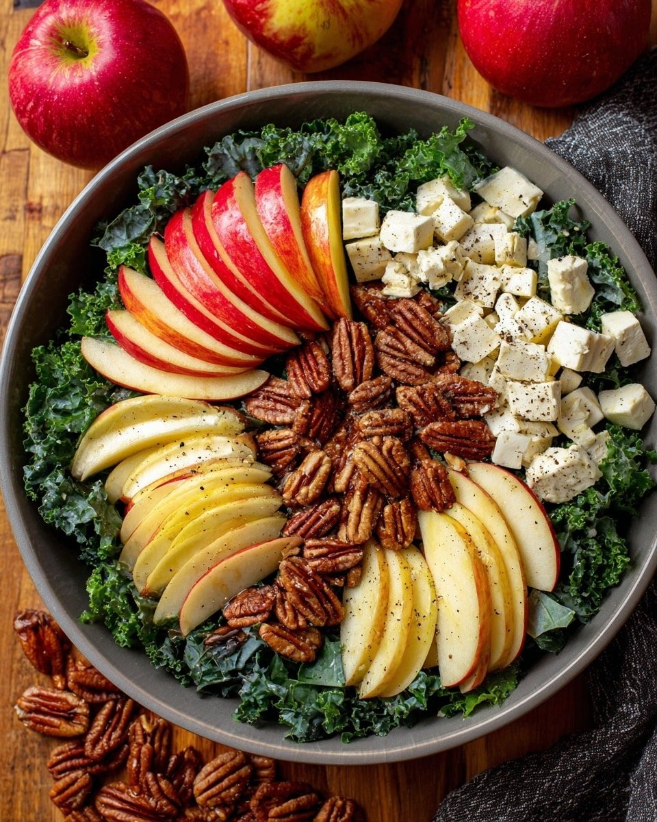 Irresistible Autumn Harvest Honeycrisp Apple and Feta Salad Recipe - Recipe Image — Autumn Harvest Honeycrisp Apple and Feta Salad, fall apple salad with feta and butternut squash, healthy autumn salad recipe, cozy fall salad ideas, seasonal apple and cheese salad