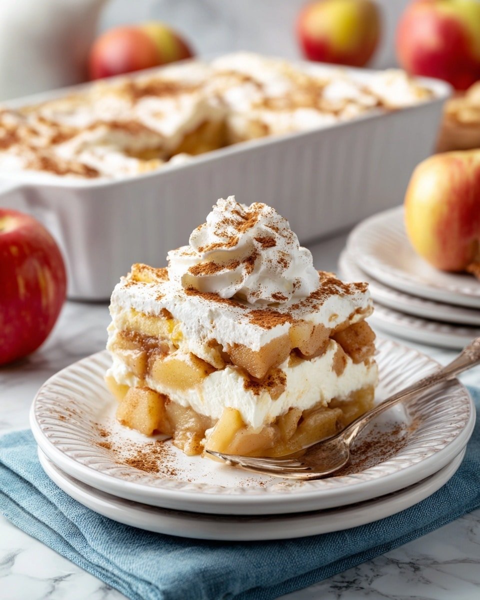 Apple Cinnamon Cottage Cheese Bake Recipe - Recipe Image — Apple Cinnamon Cottage Cheese Bake, apple cinnamon baked oats, healthy breakfast casserole with cottage cheese, cozy apple cinnamon baked dish, easy apple cinnamon brunch idea