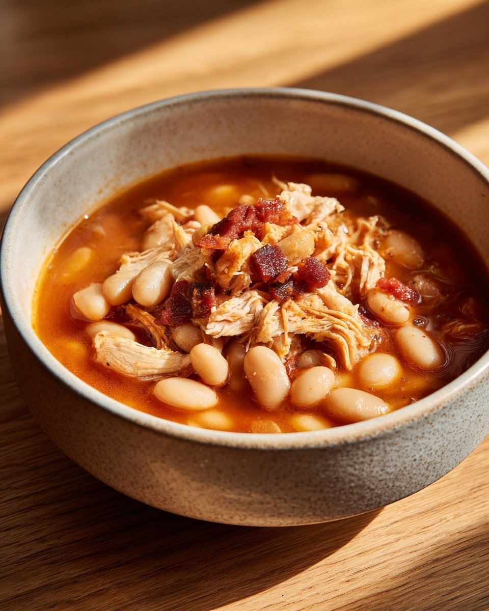 35-Minute White Cheddar Apple Chicken Chili Recipe - Recipe Image — White Cheddar Apple Chicken Chili, quick chicken chili recipe, cozy fall dinner ideas, easy weeknight chili, apple chicken chili