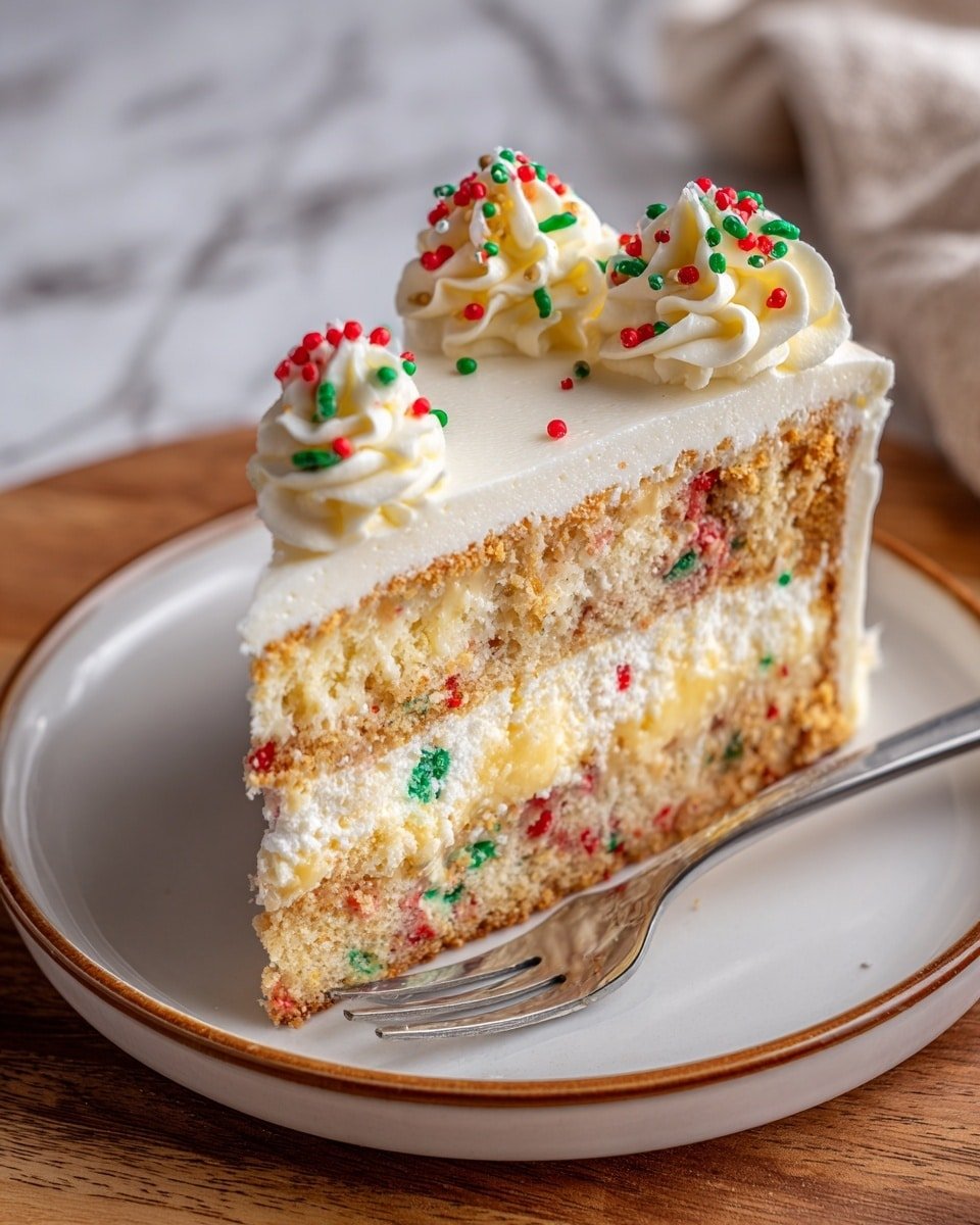 Sugar Cookie Cheesecake – A Sweet and Creamy Dessert Delight Recipe - Recipe Image — Sugar Cookie Cheesecake, Sugar Cookie Cheesecake dessert, easy sugar cookie cheesecake, creamy sugar cookie dessert, festive sugar cookie cheesecake