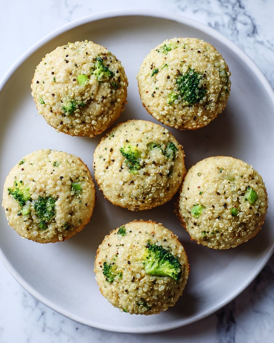 Broccoli Cheddar Quinoa Bites Recipe - Recipe Image — Broccoli Cheddar Quinoa Bites, healthy quinoa snacks, cheesy broccoli bites, vegan gluten-free appetizer, easy bite-sized party snacks