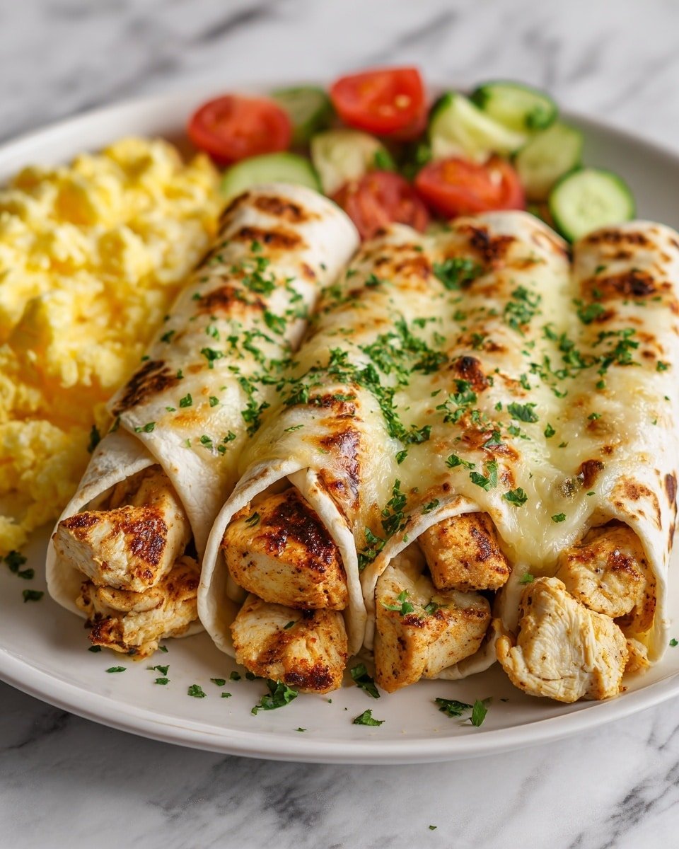 Protein Cottage Cheese Chicken Enchiladas Recipe - Recipe Image — Protein Cottage Cheese Chicken Enchiladas, healthy enchiladas with cottage cheese, easy chicken enchiladas, high-protein enchiladas recipe, flavorful baked chicken enchiladas