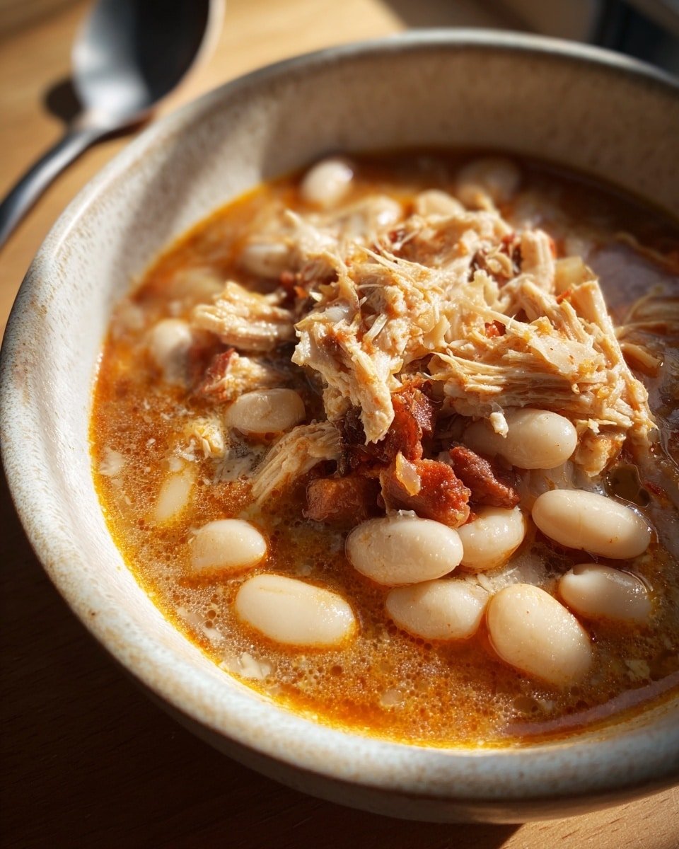 35-Minute White Cheddar Apple Chicken Chili Recipe - Recipe Image — White Cheddar Apple Chicken Chili, quick chicken chili recipe, cozy fall dinner ideas, easy weeknight chili, apple chicken chili