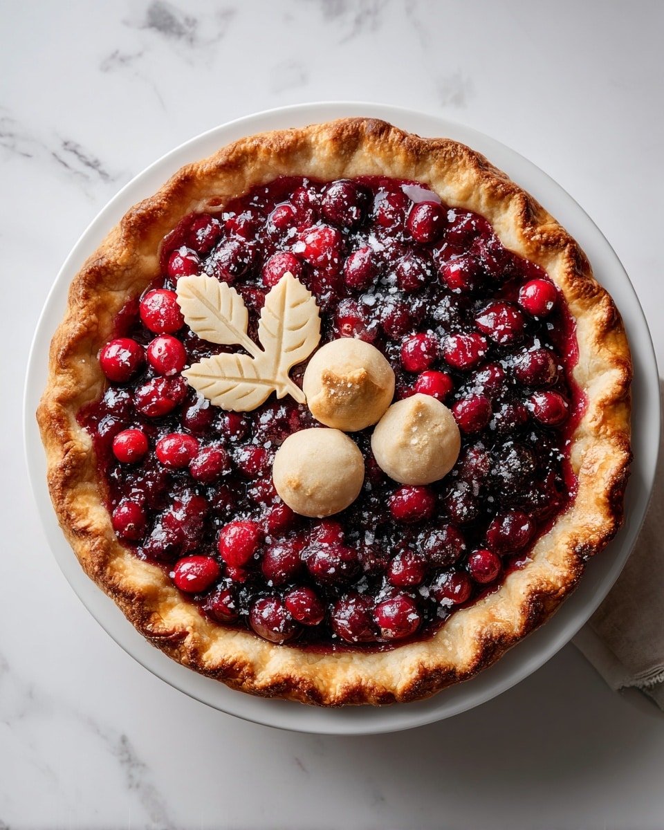 Cranberry Orange Custard Pie Recipe - Recipe Image — Cranberry Orange Custard Pie, Easy festive fruit pie, Holiday dessert recipes, Fresh cranberry dessert, Zesty orange custard pie