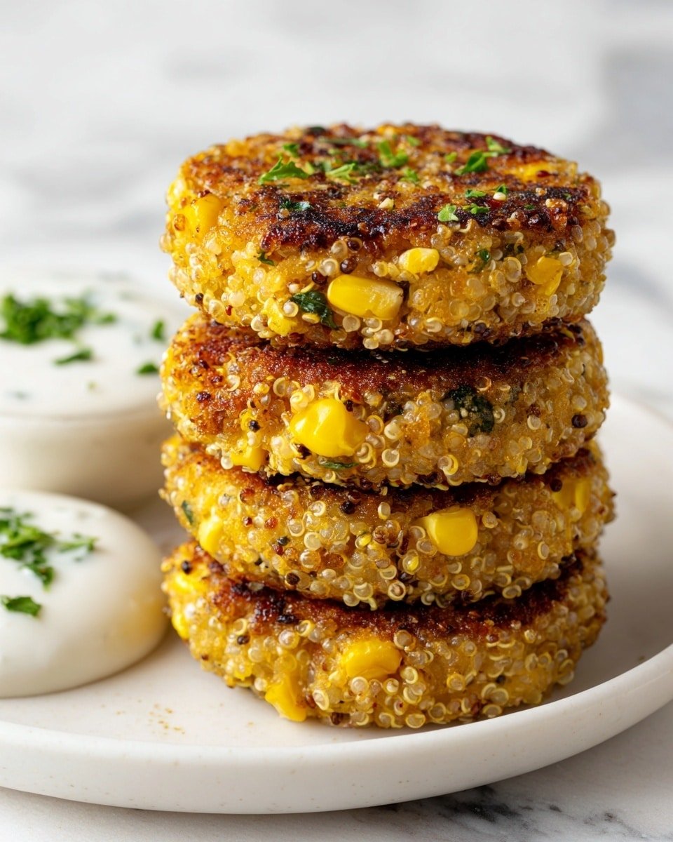 Crunchy Quinoa Veggie Patties Recipe - Recipe Image — Crunchy Quinoa Veggie Patties, healthy veggie patties, plant-based patties, crispy quinoa bites, vegetarian dinner ideas