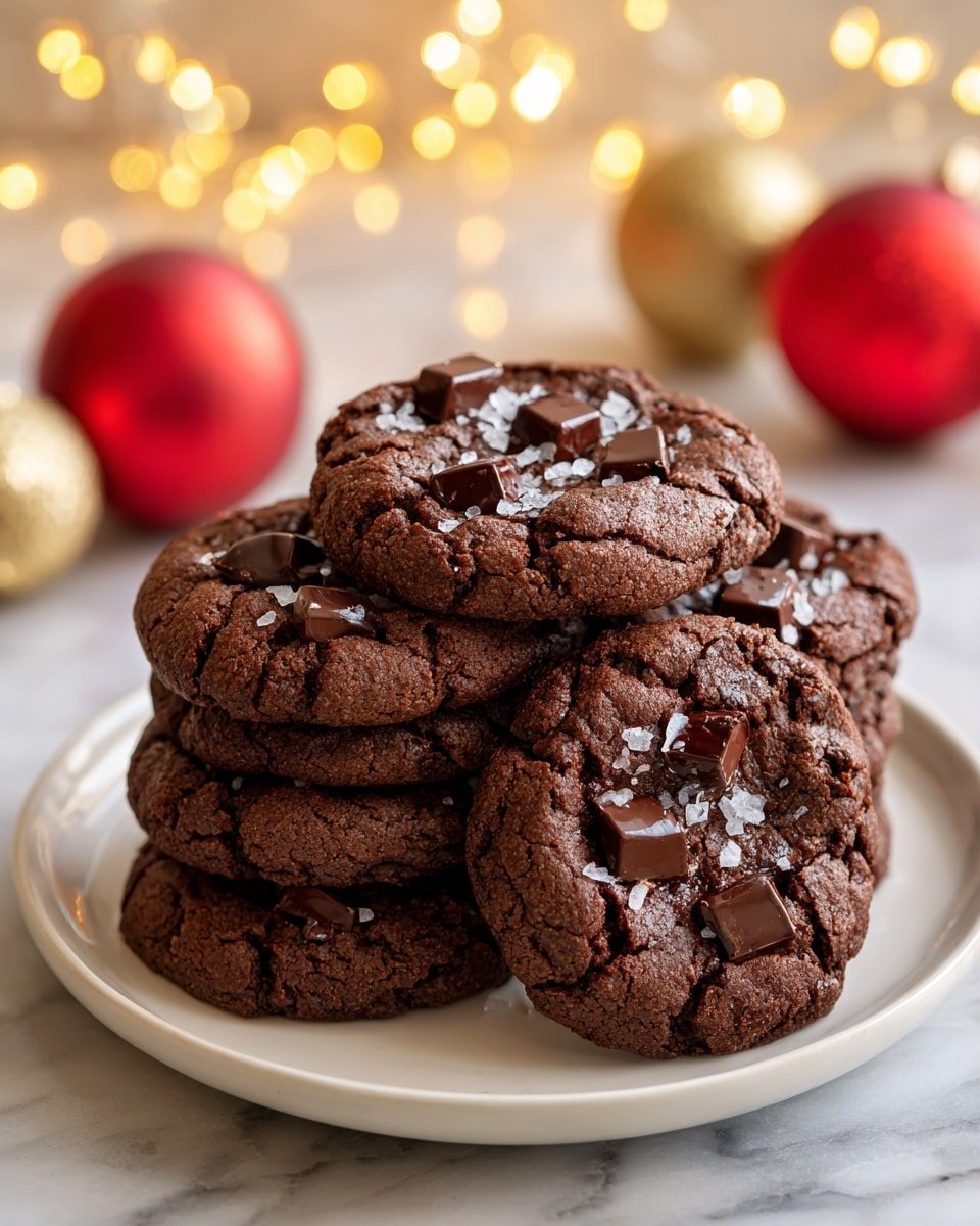 Fudgy Chocolate Brownie Cookies Recipe - Recipe Image — Fudgy Chocolate Brownie Cookies, chocolate brownie cookies, easy fudge brownie cookies, chewy chocolate cookies, rich chocolate cookie recipe