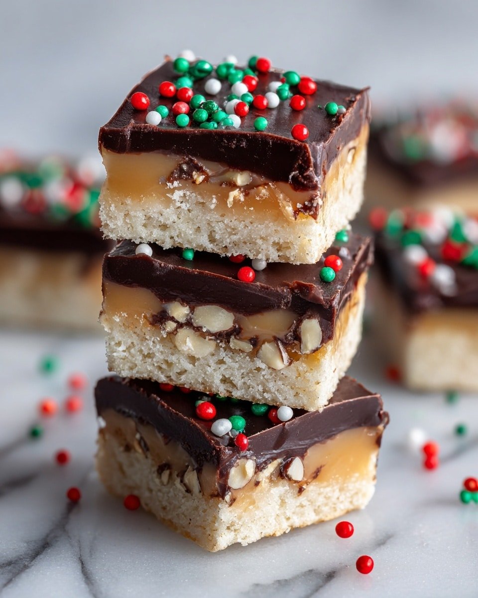Christmas Crack Recipe (Saltine Toffee) Recipe - Recipe Image — Christmas Crack Recipe, Saltine Toffee, holiday treats, easy Christmas dessert, saltine cracker candy