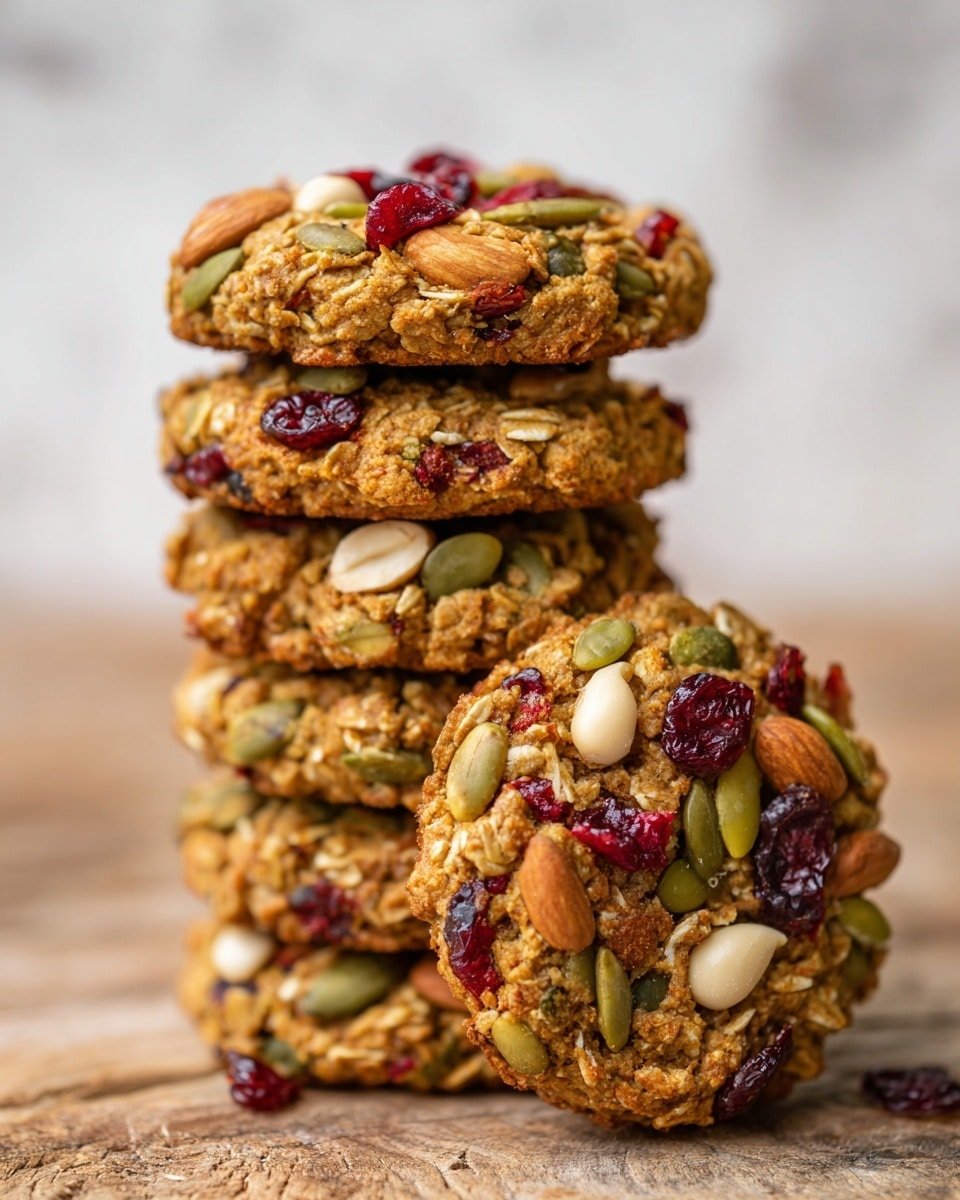 Healthy Nut & Seed Energy Cookies Recipe - Recipe Image — Healthy Nut & Seed Energy Cookies, nutritious energy cookies, wholesome snack recipes, easy healthy cookie recipe, homemade energy bites