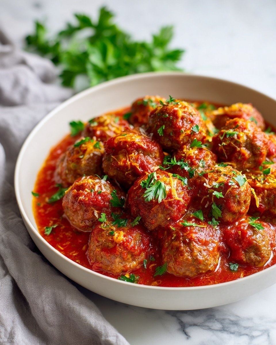 Keto Meatball Casserole Recipe - Recipe Image — Keto Meatball Casserole, low-carb meatball bake, keto dinner ideas, healthy meatball casserole, easy keto comfort food