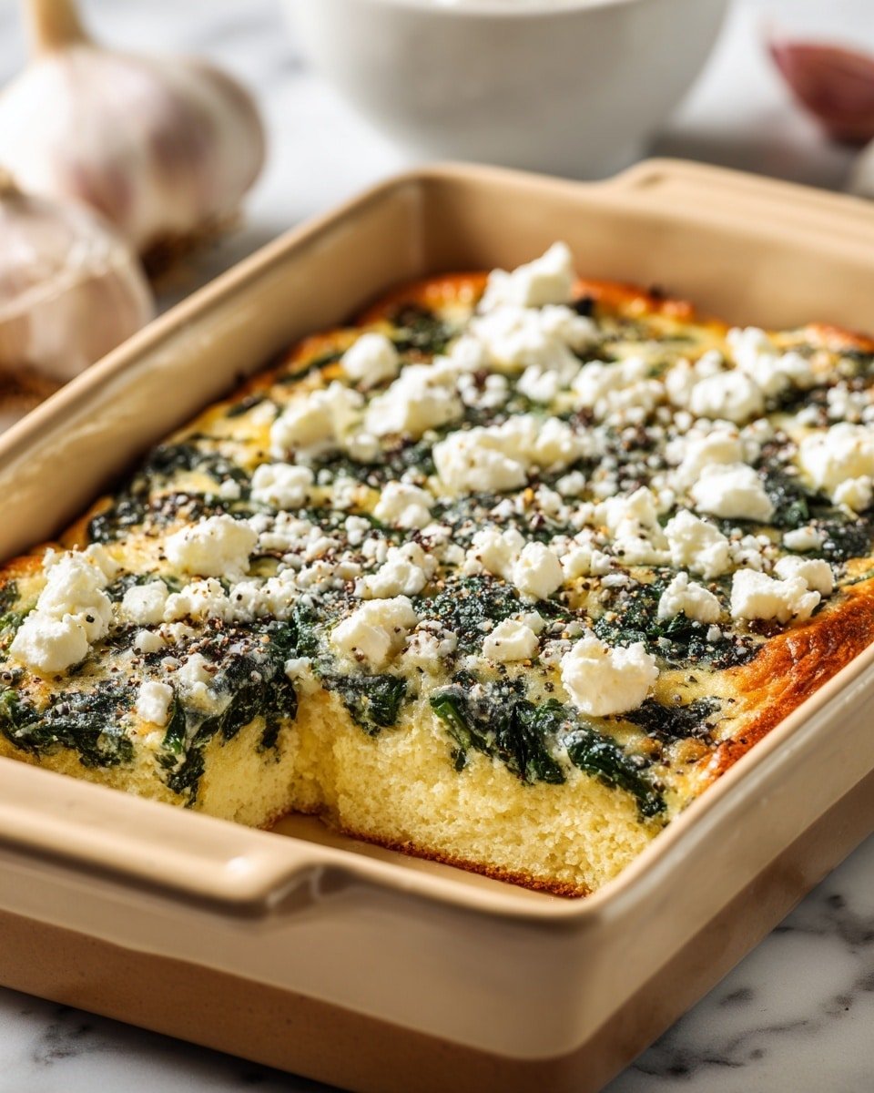 Keto Spinach and Feta Casserole Recipe - Recipe Image — Keto Spinach and Feta Casserole, low-carb spinach casserole, cheesy keto casserole, healthy spinach and feta bake, keto-friendly breakfast casserole