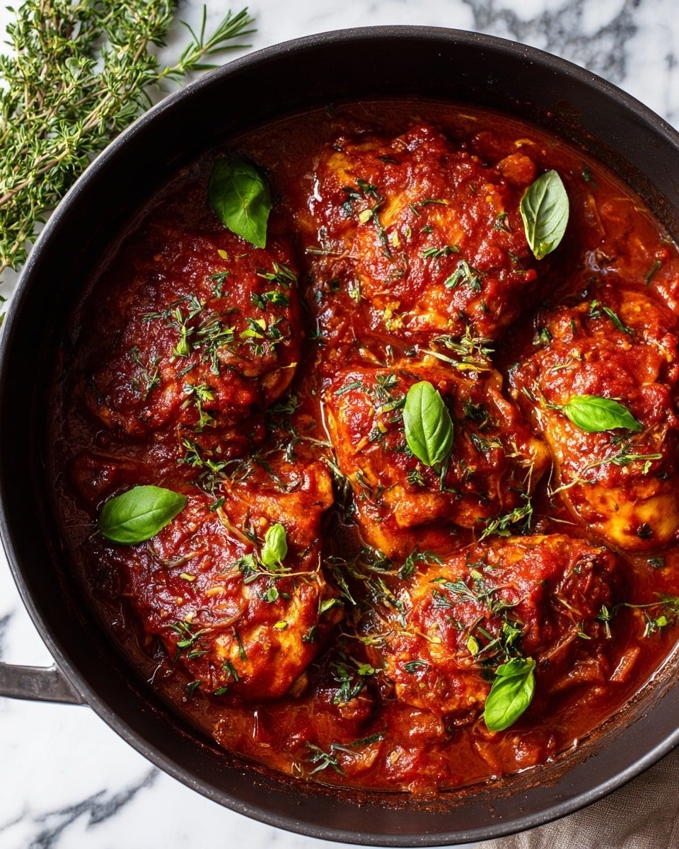 Keto Chicken Cacciatore Recipe - Recipe Image — Keto Chicken Cacciatore, keto Italian chicken, low-carb chicken dinner, keto-friendly hunter style chicken, easy keto chicken recipes