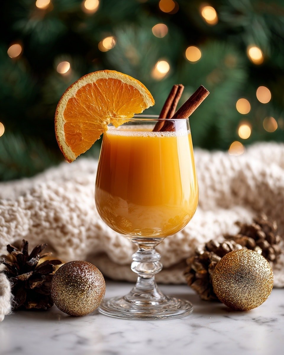 Spiced Orange Gin Punch Recipe - Recipe Image — Spiced Orange Gin Punch, orange gin cocktail, festive punch recipes, citrus and spice drinks, holiday party beverages