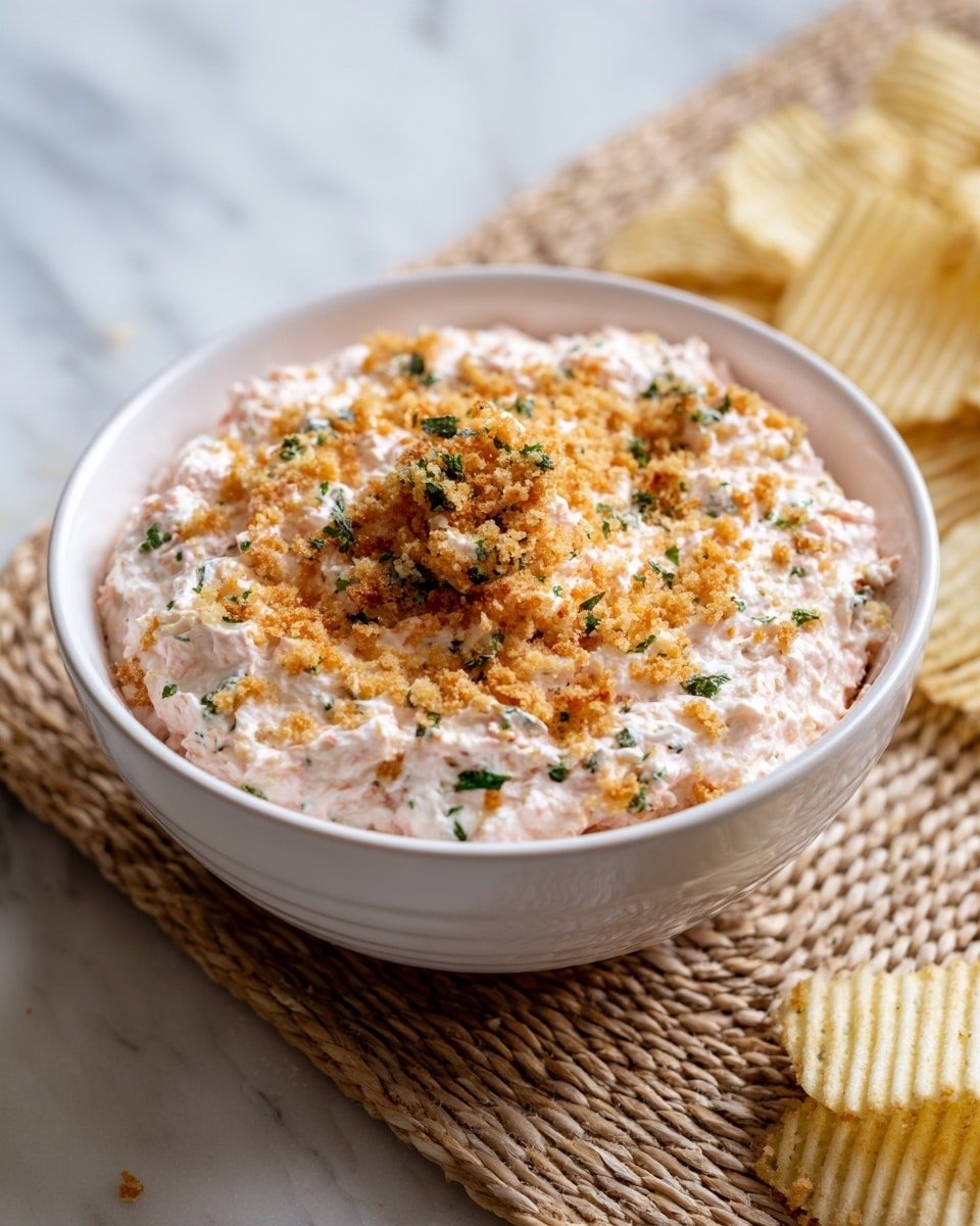 Bloomin’ Onion Dip Recipe - Recipe Image — Bloomin’ Onion Dip Shortcut, crispy onion dip, creamy appetizer dip, easy party dip, tasty onion dip ideas
