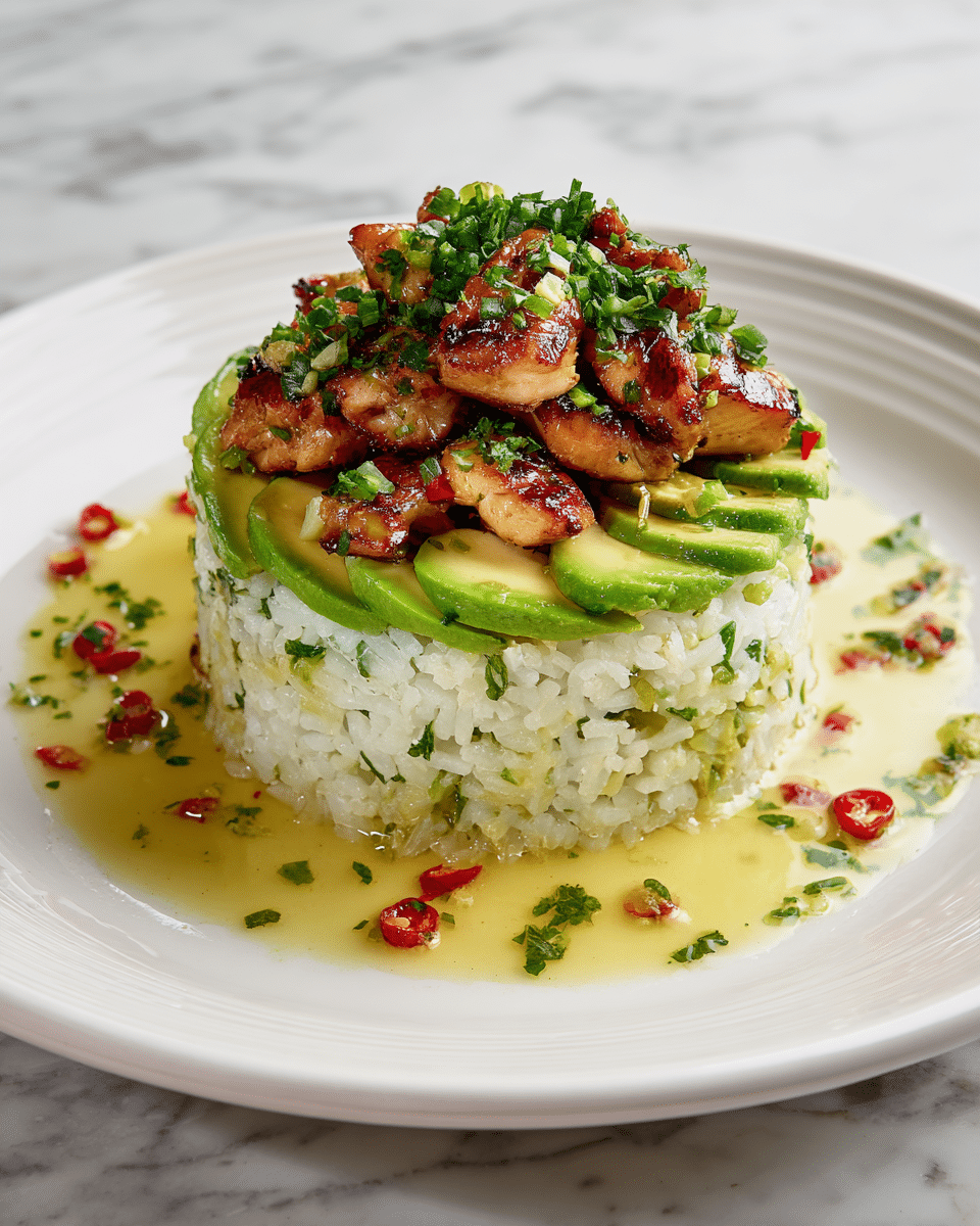 Honey Lime Chicken Stack Recipe - Recipe Image — Honey Lime Chicken Stack, Honey Lime Chicken, Chicken Stack Recipe, Vibrant Chicken Dinner, Easy Layered Chicken Dish