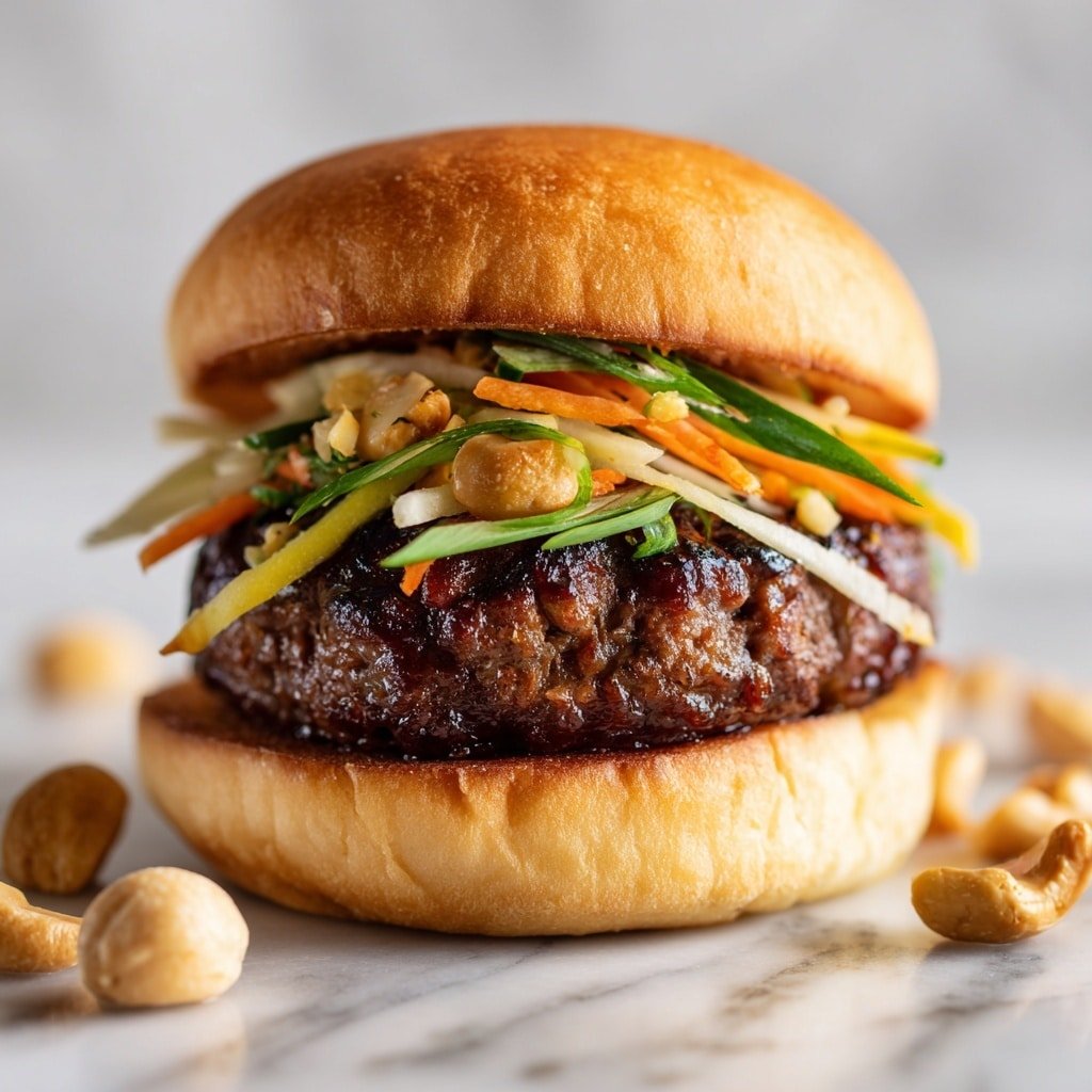 Thai Sloppy Joe Sliders Recipe - Recipe Image — Thai Sloppy Joe Sliders, Thai Sloppy Joe recipe, Thai-inspired sliders, spicy beef sliders, easy Thai party snacks