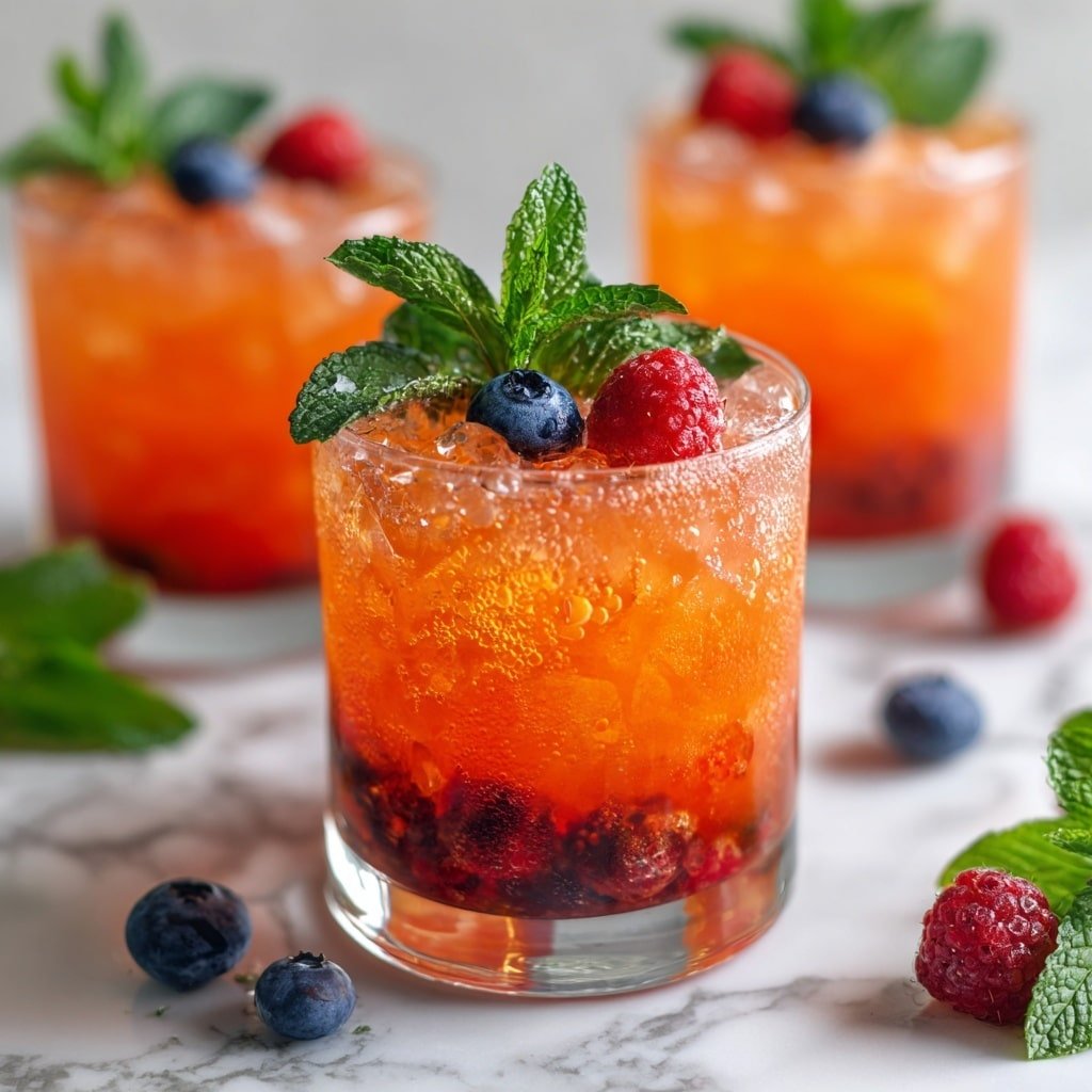 Berry Bunny Spritzer Recipe - Recipe Image — Berry Bunny Spritzer, berry spritzer, refreshing berry drink, bubbly fruit beverage, summer spritzer