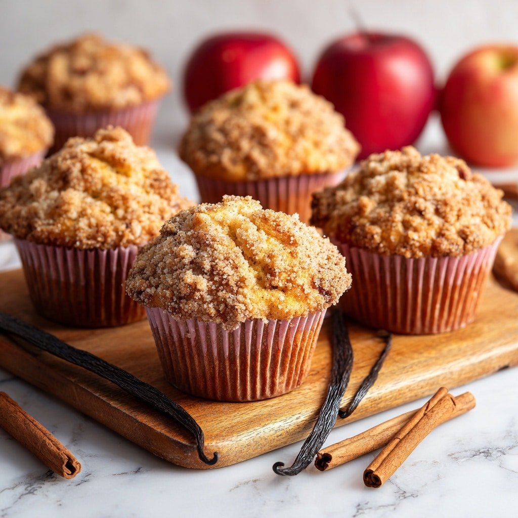 Apple Cinnamon Crumb Muffins Recipe - Recipe Image — Apple Cinnamon Crumb Muffins, apple cinnamon muffin recipes, cozy breakfast muffins, homemade apple muffins, easy autumn muffin recipes